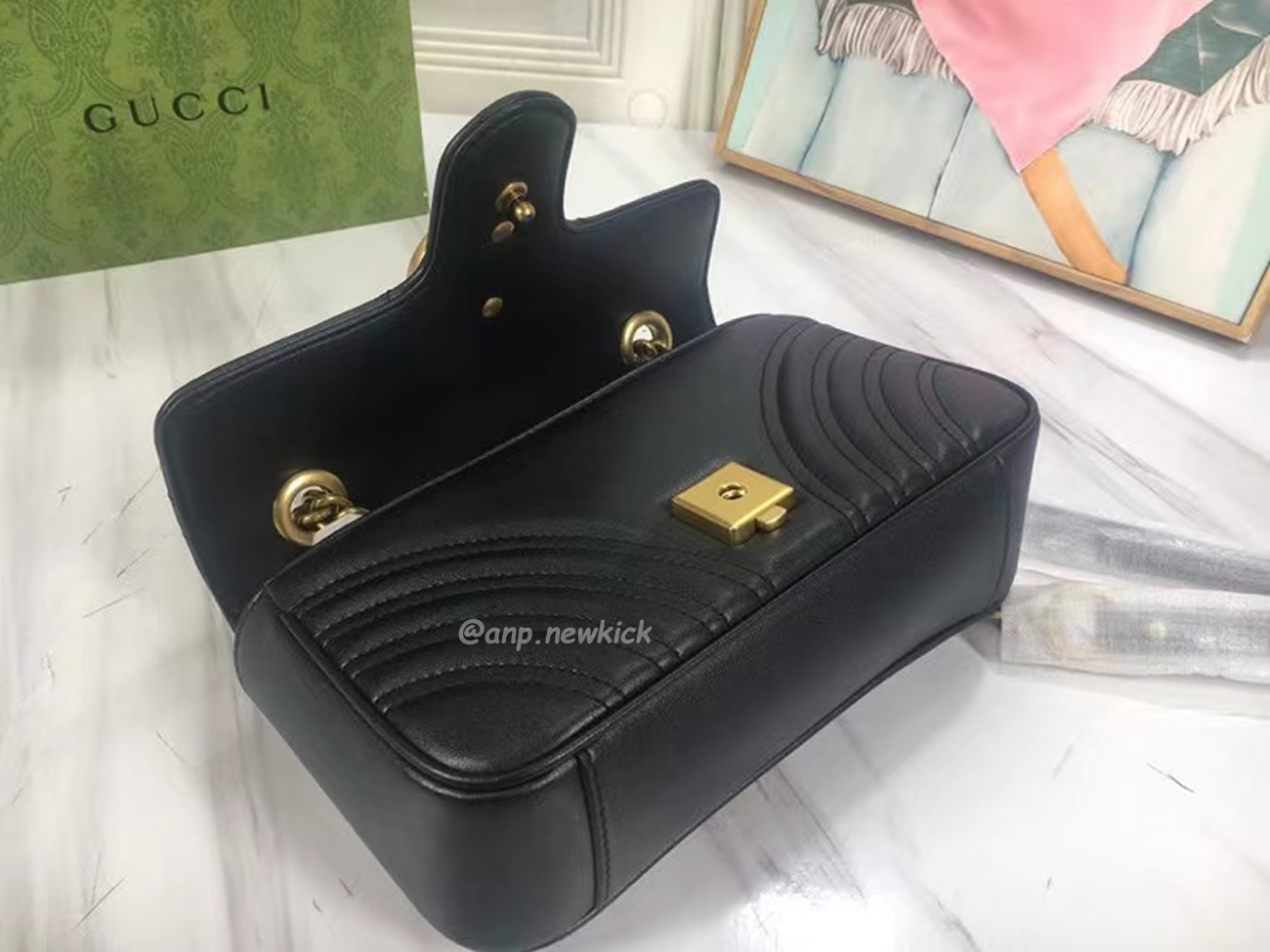 Gucci Gg Marmont Mini Shoulder Bag (8) - newkick.vip